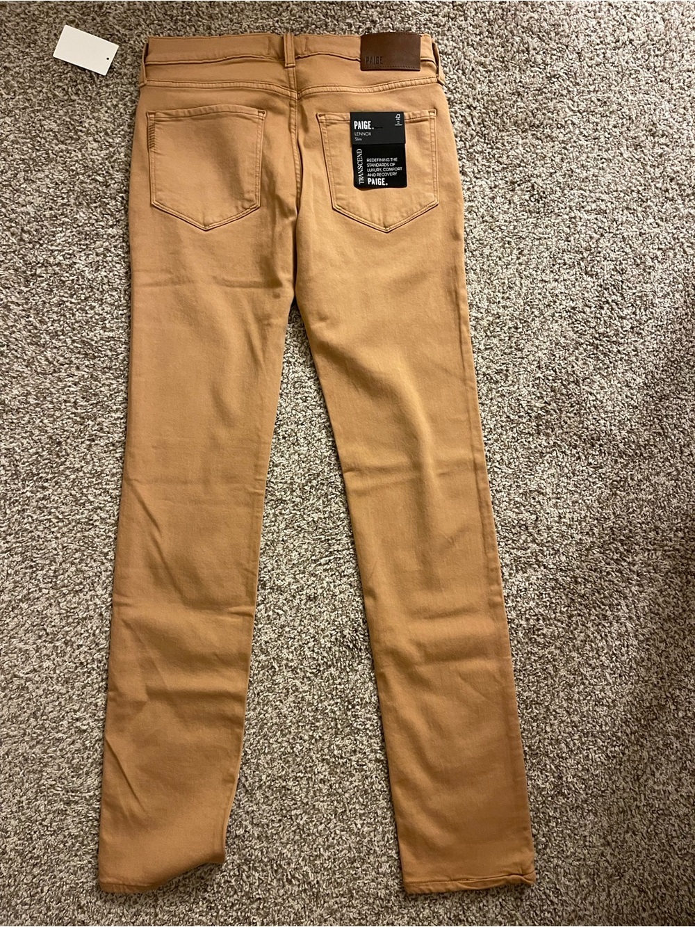 PAIGE Lennox Transcend Slim Redwood Dust 28
